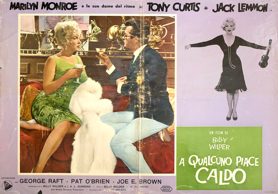 Some Like It Hot Original Italian Fotobusta Movie Poster Posteritati Movie Poster Gallery