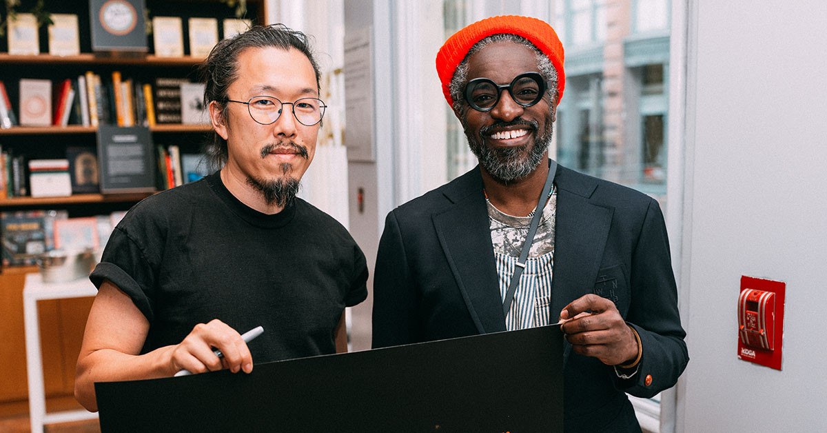 André 3000 Signed Poster For 7 Piano Sketches Giveaway