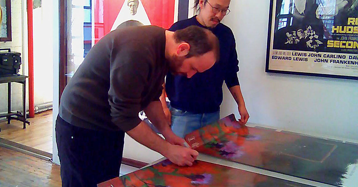 Dry Leaf Posters Signed by Alexandre Koberidze