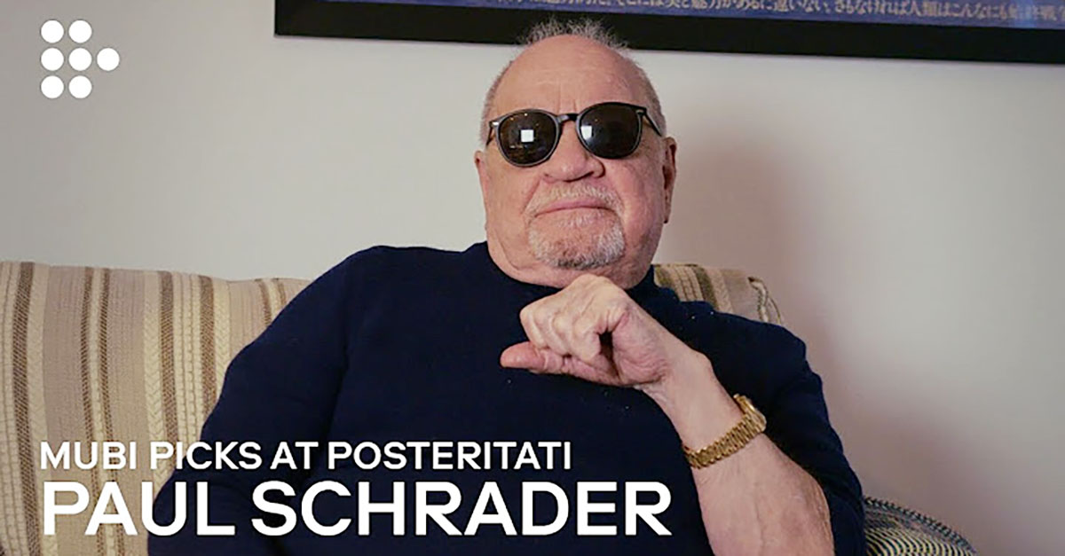 MUBI Picks at Posteritati: Paul Schrader
