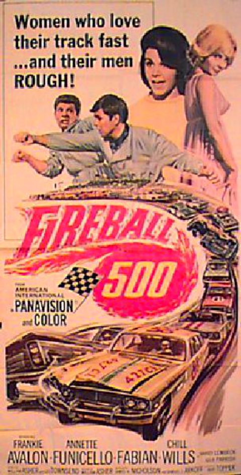 Fireball 500 Original 1966 U.S. Three Sheet Movie Poster