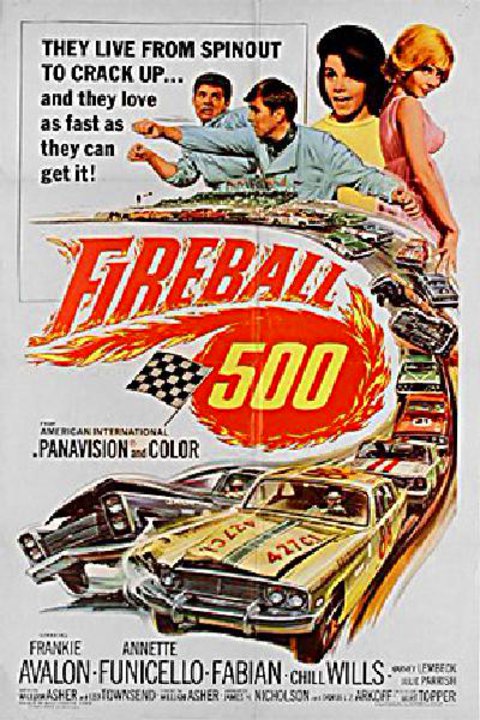 Fireball 500 Original 1966 U.S. One Sheet Movie Poster