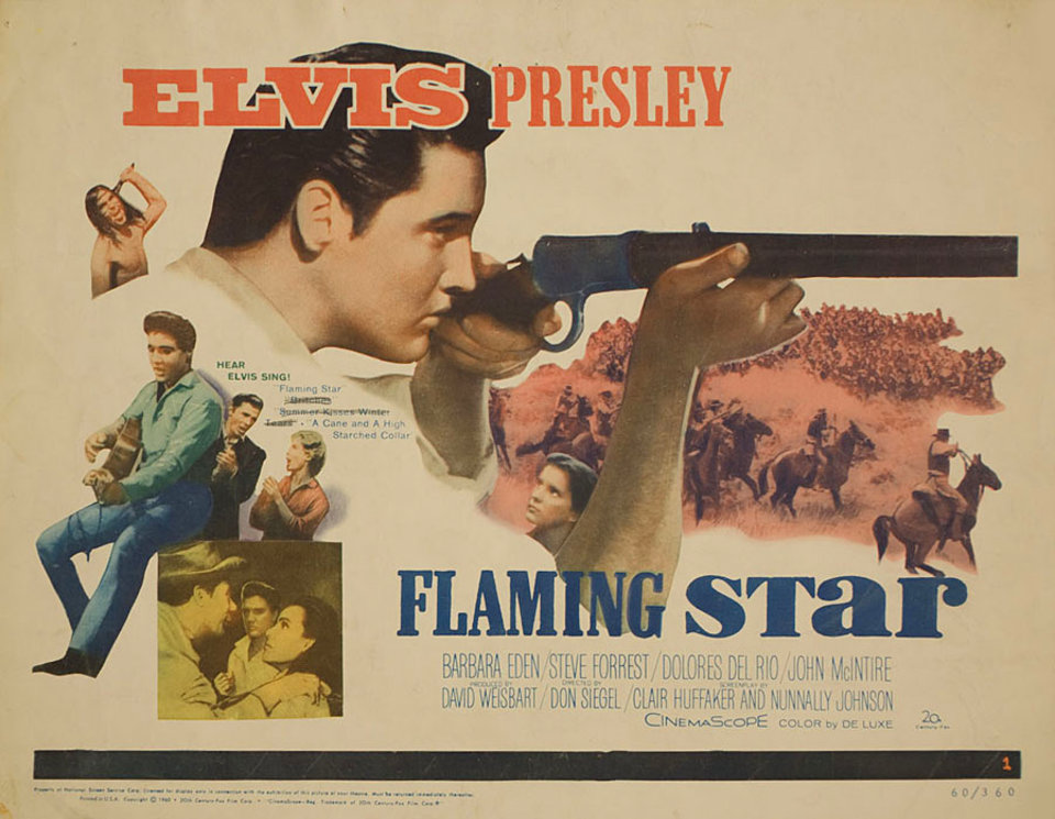 Flaming Star Original 1960 U.S. Title Card