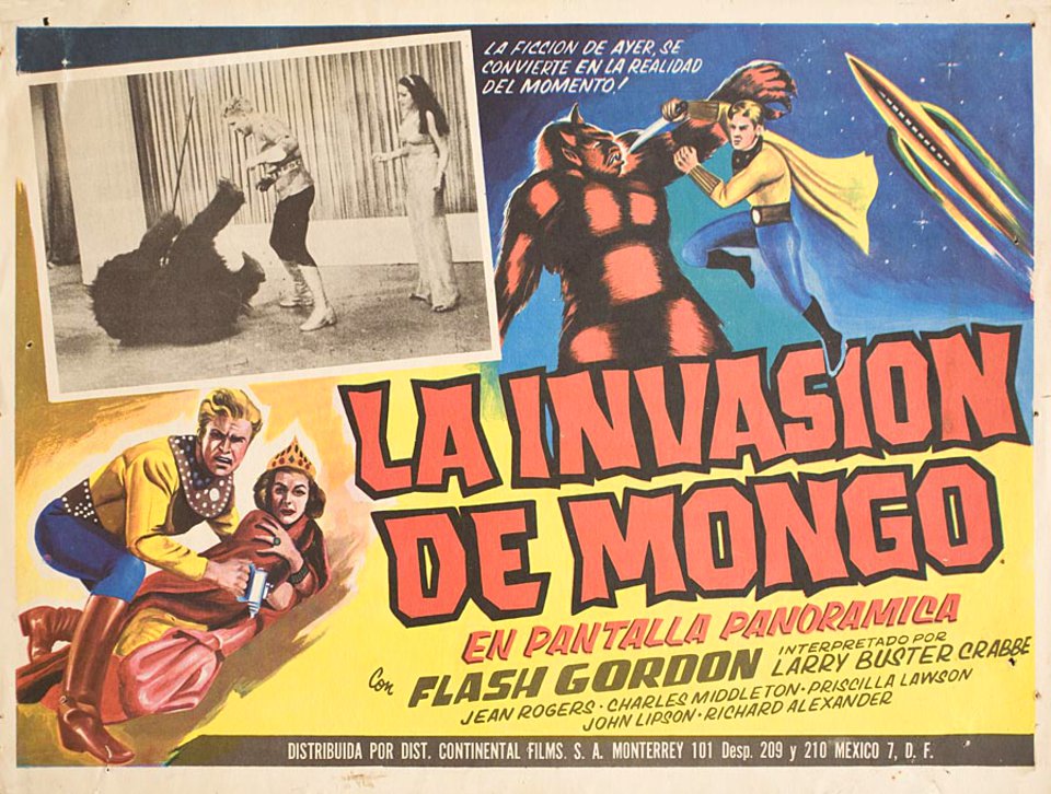Flash Gordon R1960s Mexican Scene Card