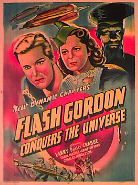 Flash Gordon Conquers the Universe Original R1960s Indian Movie Poster