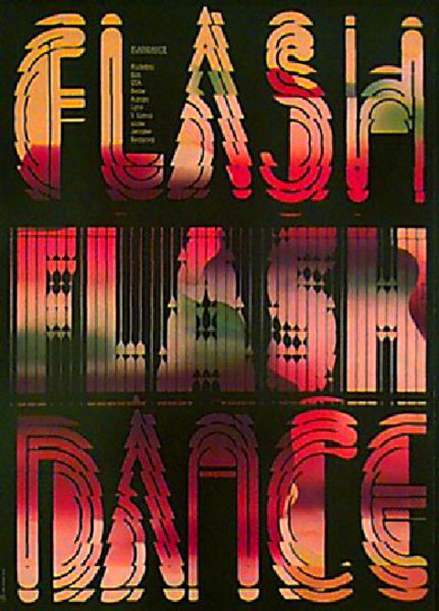 Flashdance 1987 Czech A3 Poster