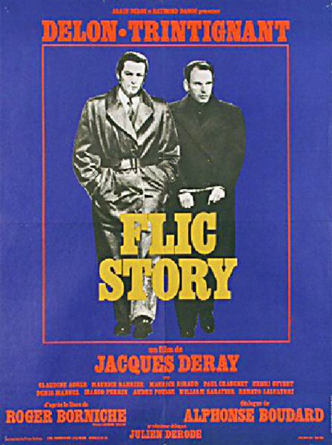 Flic Story Original 1975 French Moyenne Movie Poster