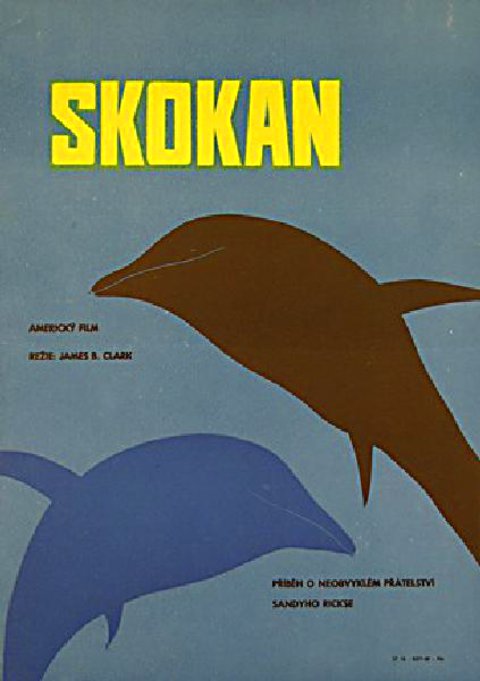 Flipper 1966 Czech A3 Poster