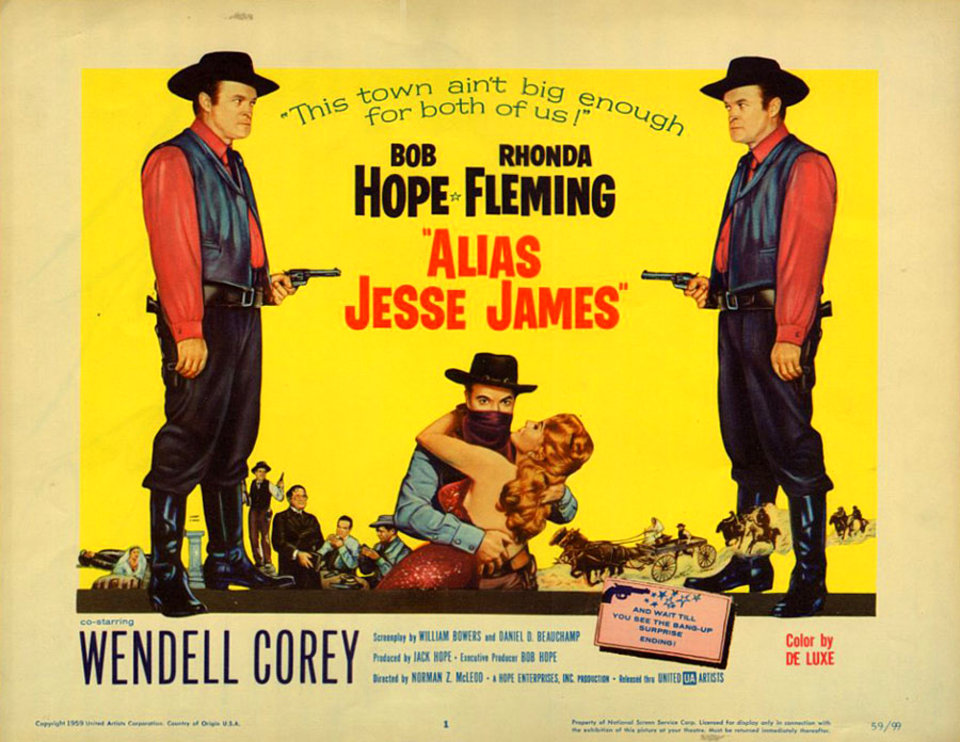 Alias Jesse James Original 1959 U.S. Title Card
