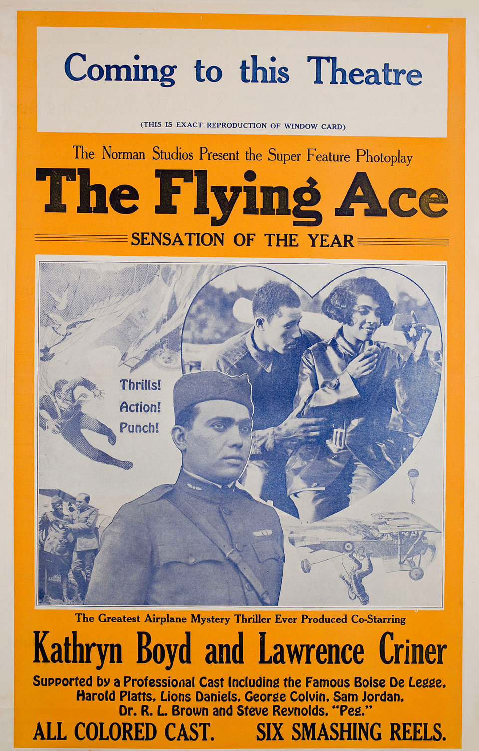 The Flying Ace Original 1926 U.S. Movie Pressbook
