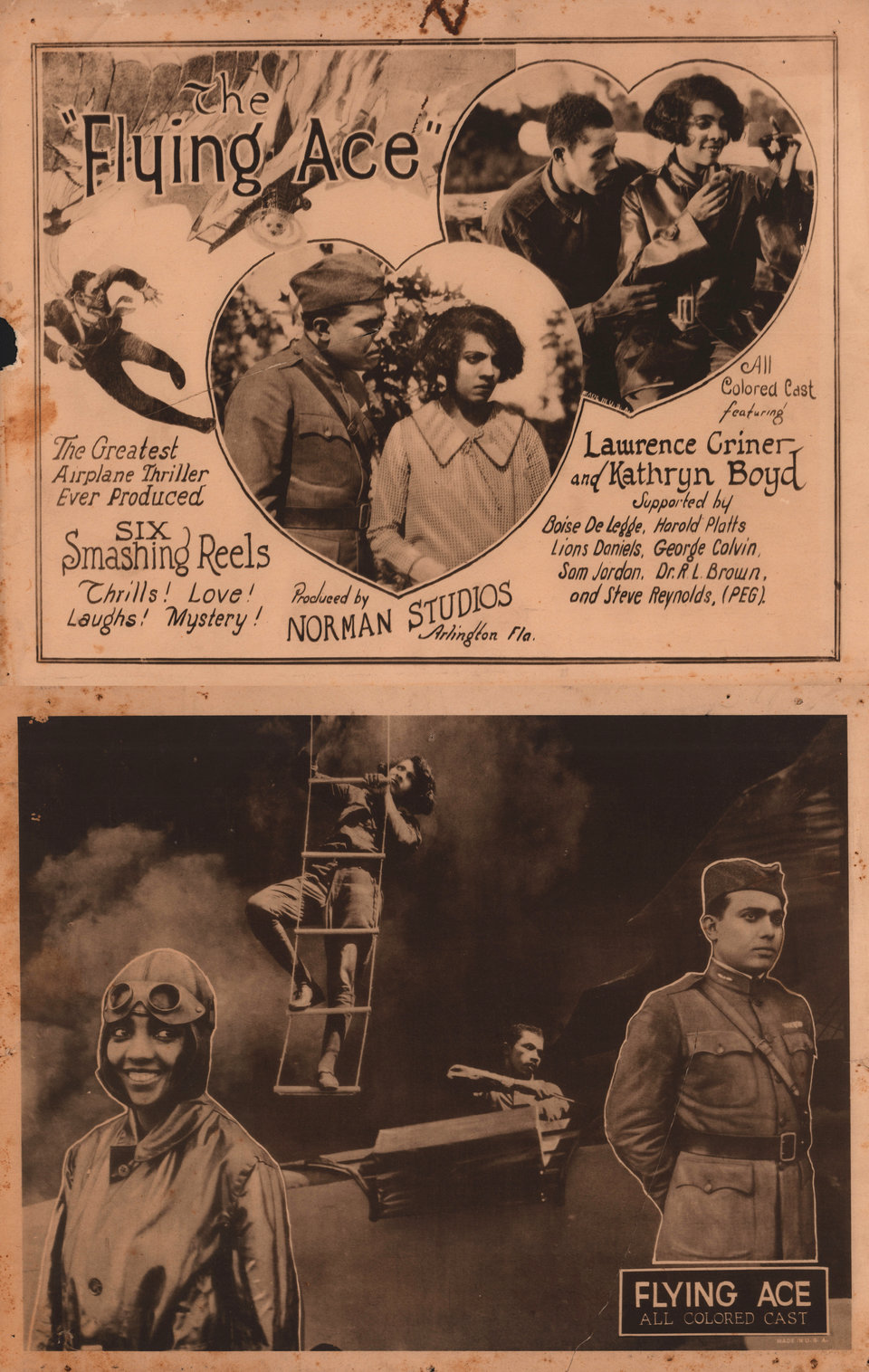 The Flying Ace Original 1926 U.S. Lobby Card Set of 8