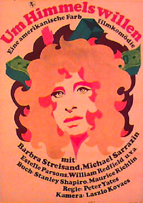 For Pete's Sake 1976 East German A1 Poster
