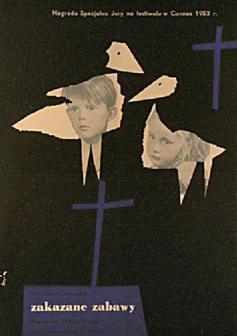 Forbidden Games Original 1952 Polish A1 Movie Poster