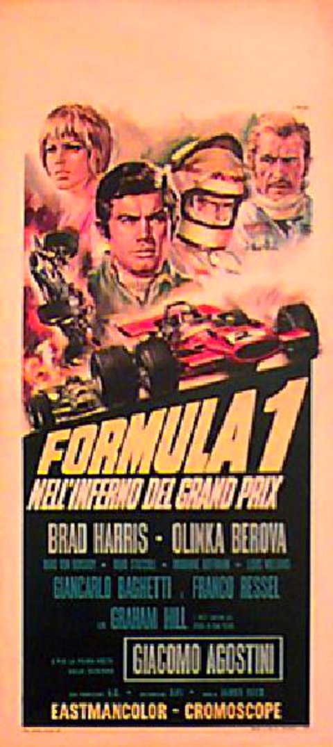 Formula 1: Nell'Inferno del Grand Prix 1970 Italian Locandina Poster