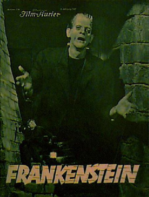 Frankenstein Original 1931 German Movie Program