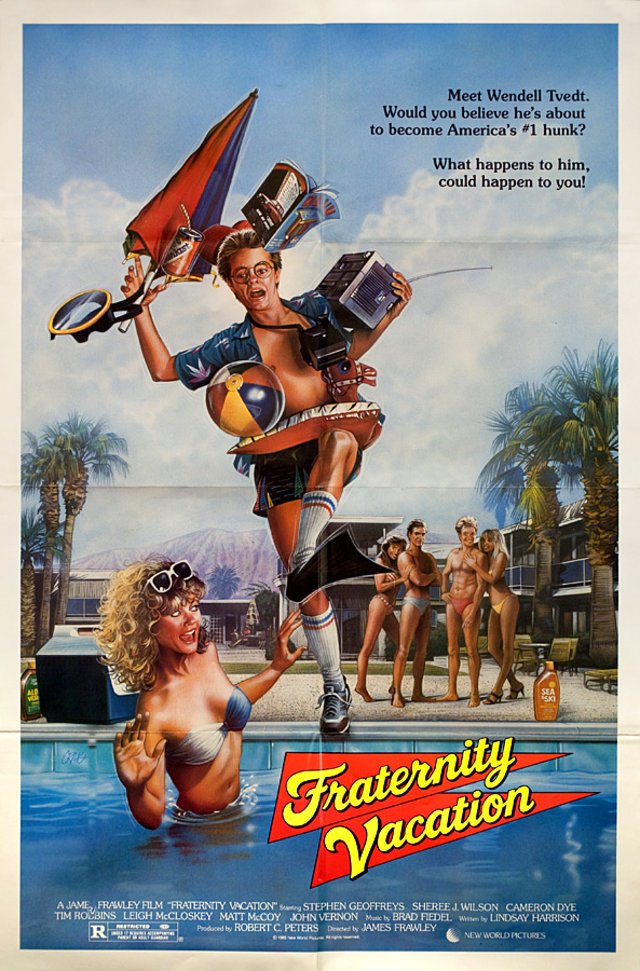 Fraternity Vacation Original 1985 U.S. One Sheet Movie Poster