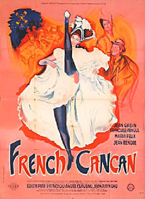 French Cancan Original 1955 French Grande Movie Poster
