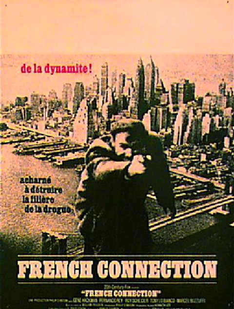 The French Connection Original 1971 French Petite Movie Poster