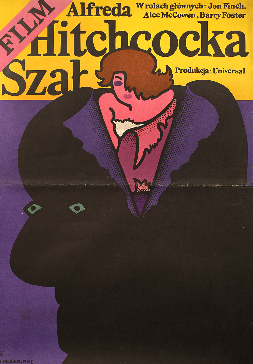 Frenzy Original 1972 Polish A2 Movie Poster