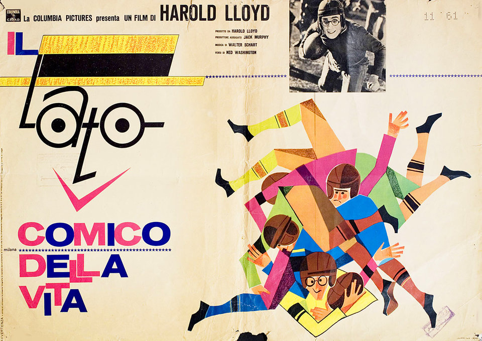 The Freshman Original R1963 Italian Fotobusta Movie Poster