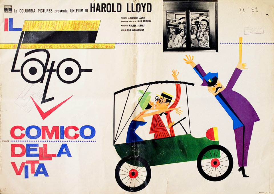 The Freshman Original R1963 Italian Fotobusta Movie Poster