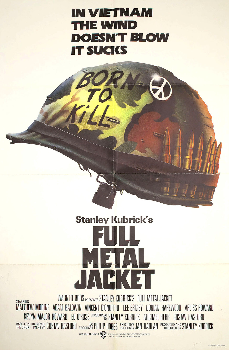 Full Metal Jacket 1987 U.S. One Sheet Poster