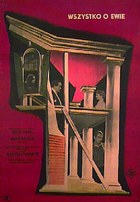 All About Eve Original 1950 Polish A1 Movie Poster