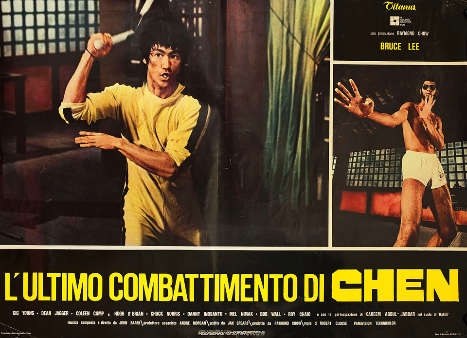 The Game of Death Original 1978 Italian Fotobusta Movie Poster