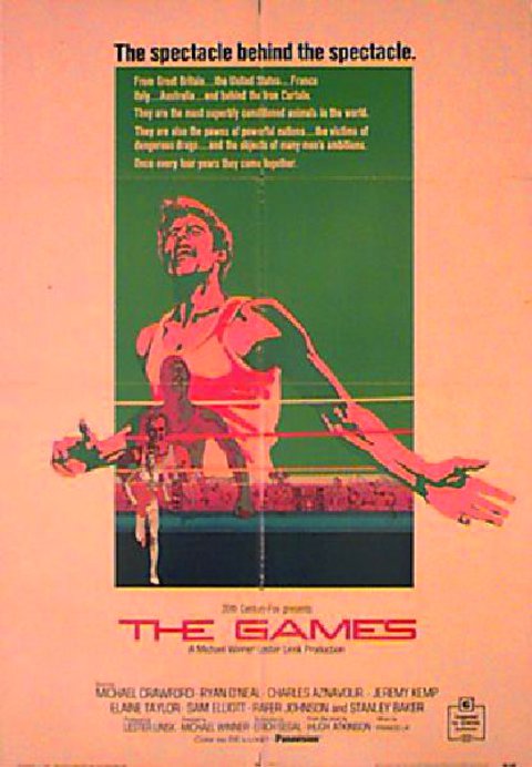 The Games Original 1970 U.S. One Sheet Movie Poster