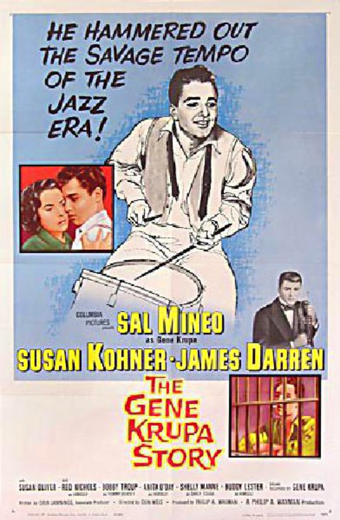 The Gene Krupa Story Original 1960 U.S. One Sheet Movie Poster