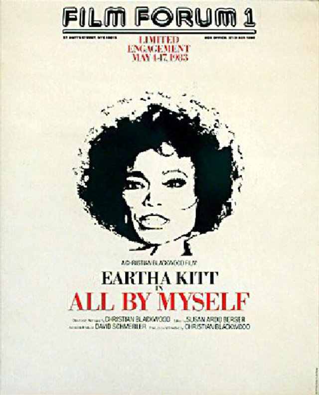 All by Myself: The Eartha Kitt Story Original 1982 U.S. Movie Poster