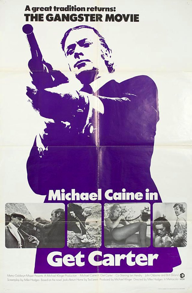 Get Carter Original 1972 U.S. One Sheet Movie Poster