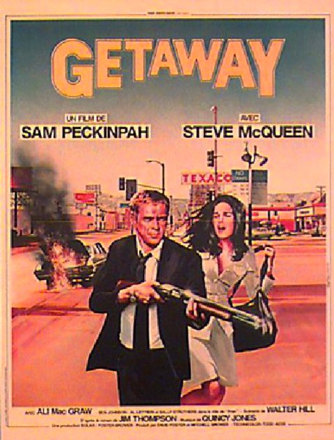 The Getaway Original 1972 French Petite Movie Poster