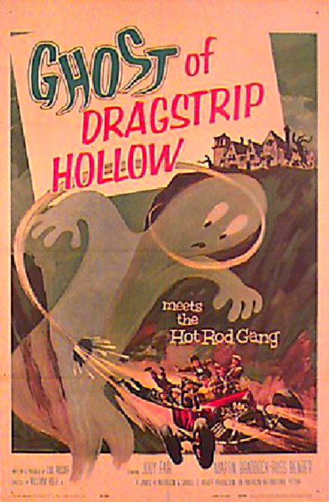 Ghost of Dragstrip Hollow Original 1959 U.S. One Sheet Movie Poster