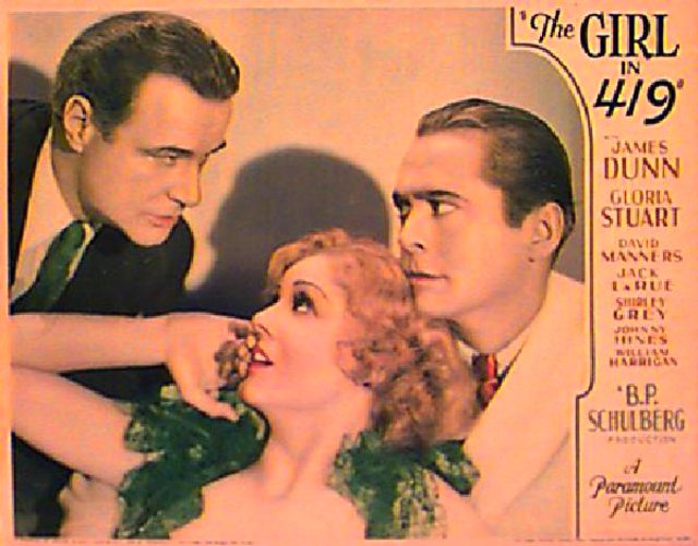 The Girl in 419 Original 1933 U.S. Scene Card