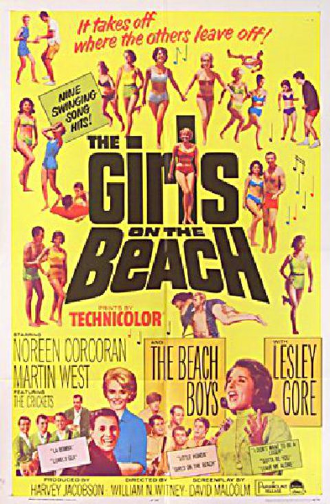 The Girls on the Beach 1965 U.S. One Sheet Poster