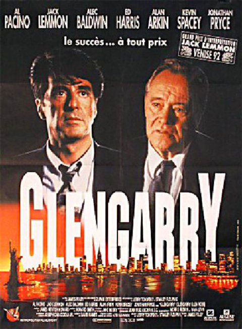 Glengarry Glen Ross Original 1992 French Grande Movie Poster