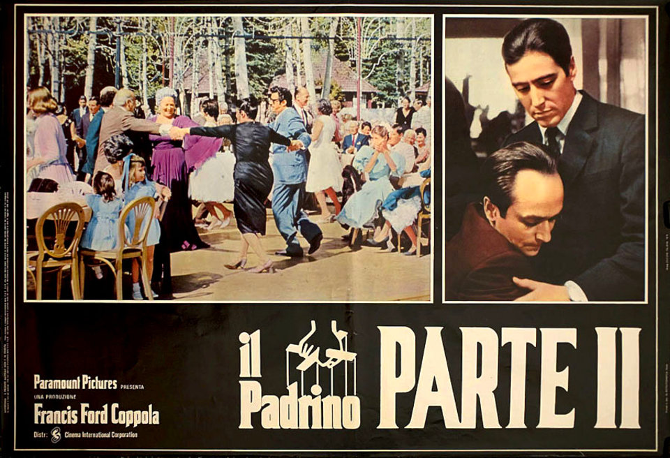 The Godfather: Part II Original 1975 Italian Fotobusta Movie Poster