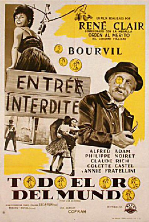 All the Gold in the World Original 1961 Argentine Movie Poster