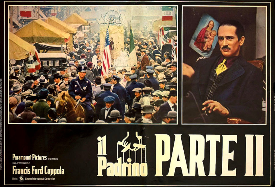 The Godfather: Part II Original 1975 Italian Fotobusta Movie Poster