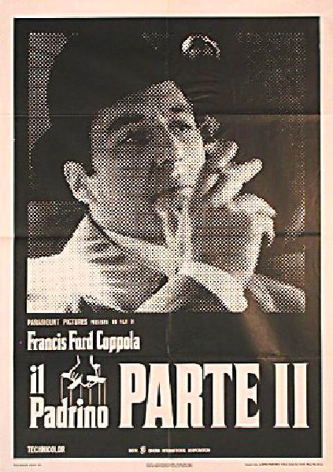 The Godfather: Part II Original R1970s Italian Due Foglio Movie Poster