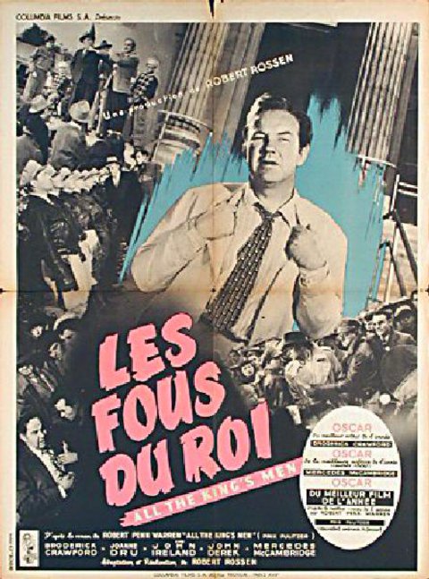 All the King's Men Original 1949 French Moyenne Movie Poster