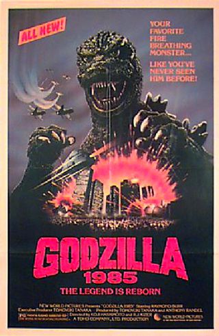 1985年/デルプラット/ポスター Godzilla 1985 (Toho, 1984). Rolled, Very Fine. Japanese B2