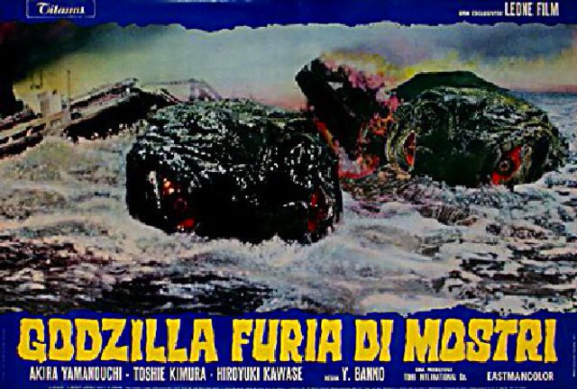 Godzilla vs. Hedorah 1972 Italian Fotobusta Poster