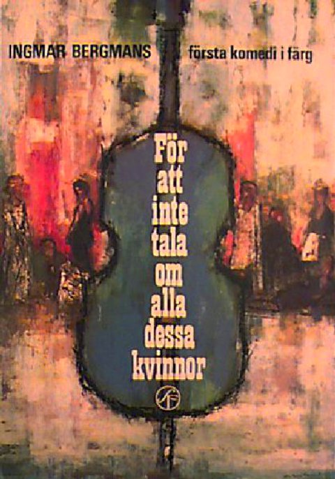 All These Women Original 1964 Swedish B1 Movie Poster