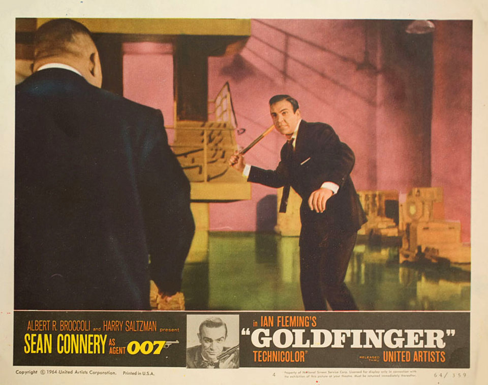 Goldfinger Original 1964 U S Scene Card Posteritati Movie Poster Gallery