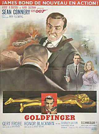 goldfinger japanese poster