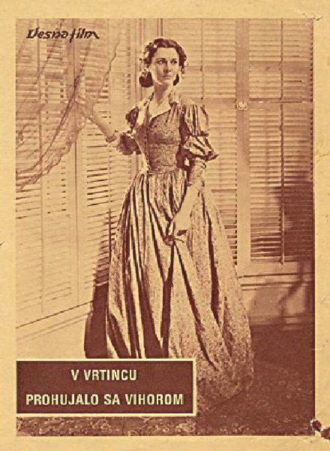 Gone with the Wind Original 1939 Yugoslav Movie Program