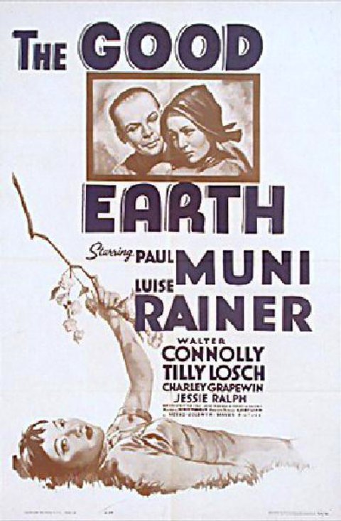 The Good Earth Original R1962 U.S. One Sheet Movie Poster