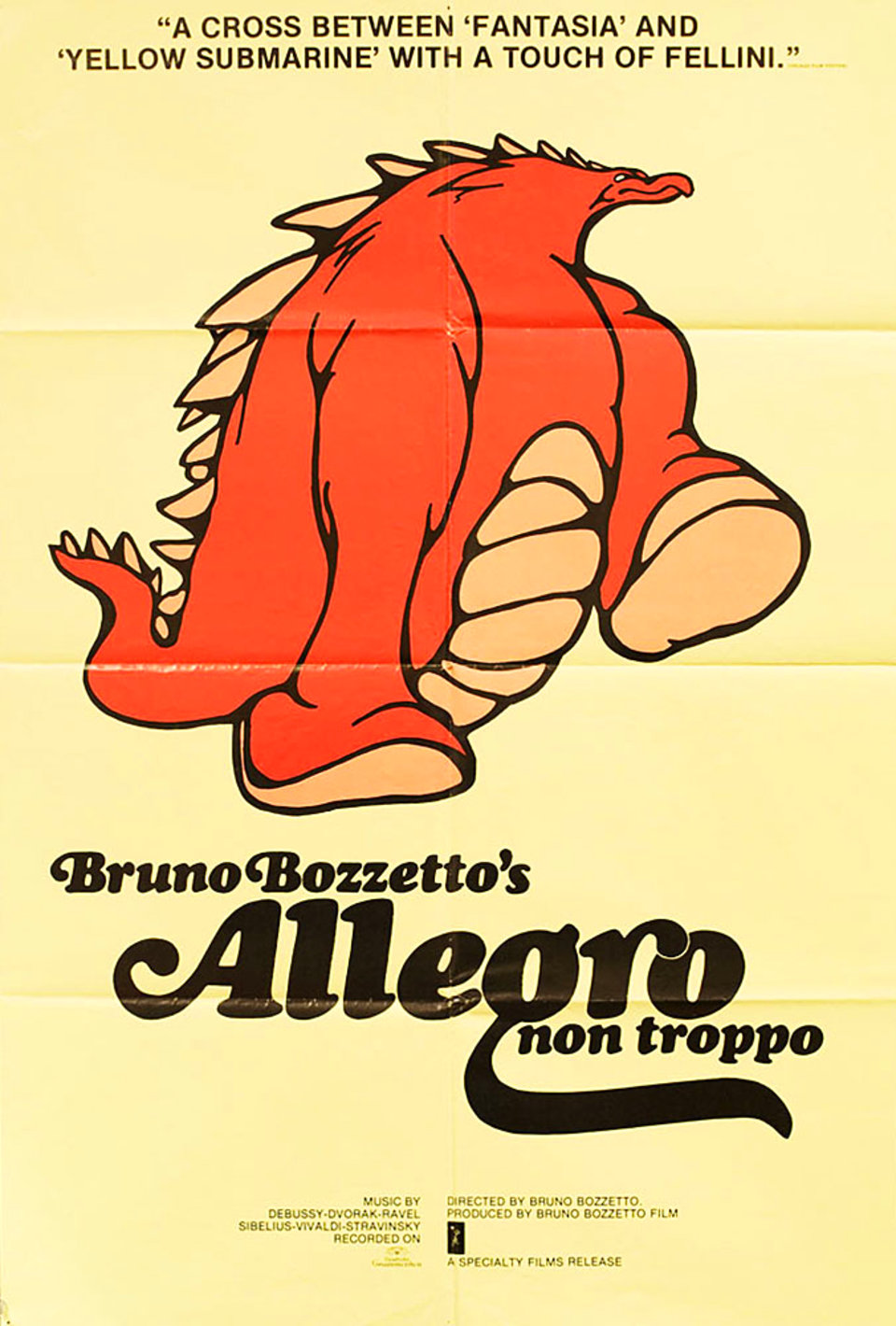 Allegro non troppo 1976 U.S. Poster